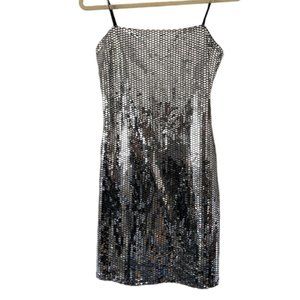 Sparkly Silver Bodycon Dress